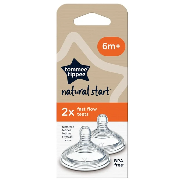 Tommee Tippee Natural Start Teats - 2 Pieces