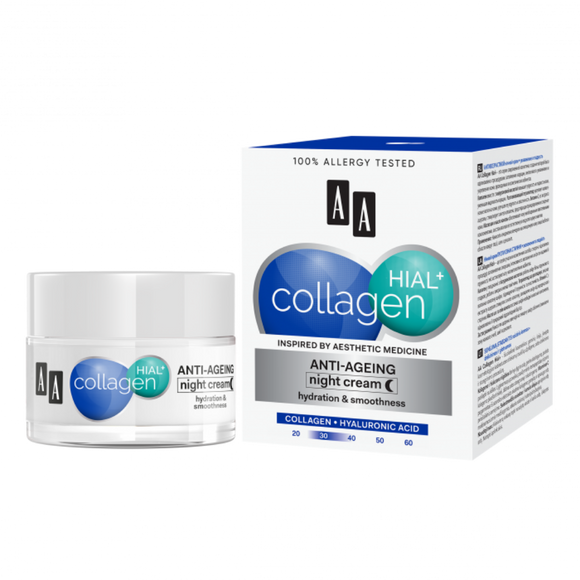 AA Collagen Hial+ Anti-Aging Night Cream - 50 ml
