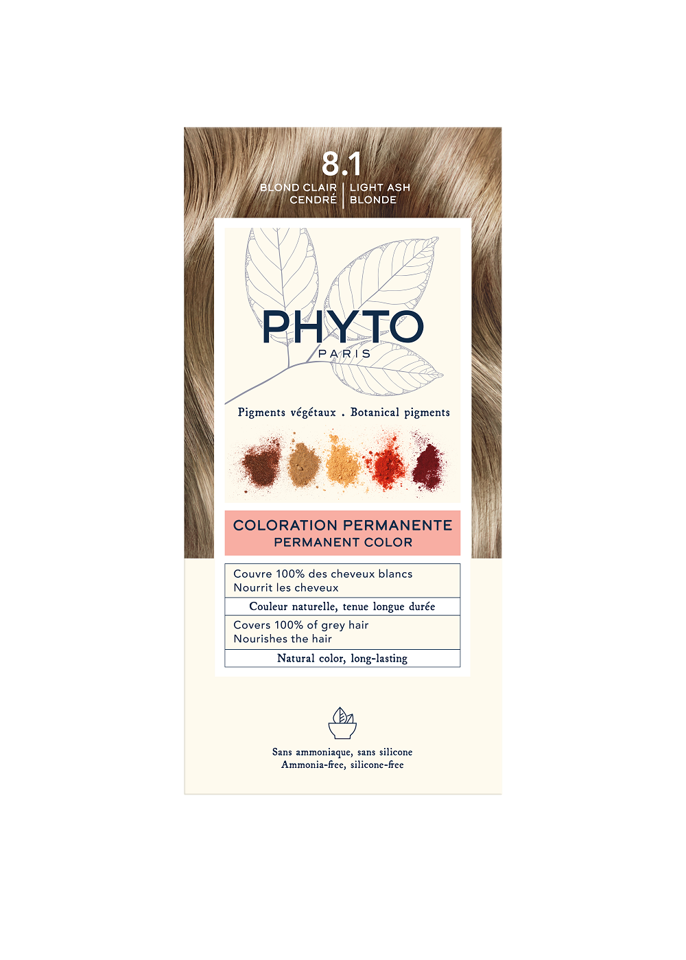 New PhytoColor 8.1 Light Ash Blond - 50 ml