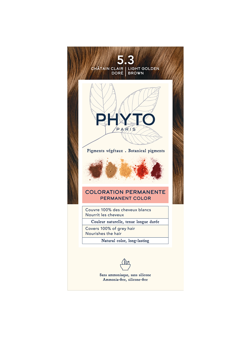 New Phytocolor 5.3 Light Golden Brown