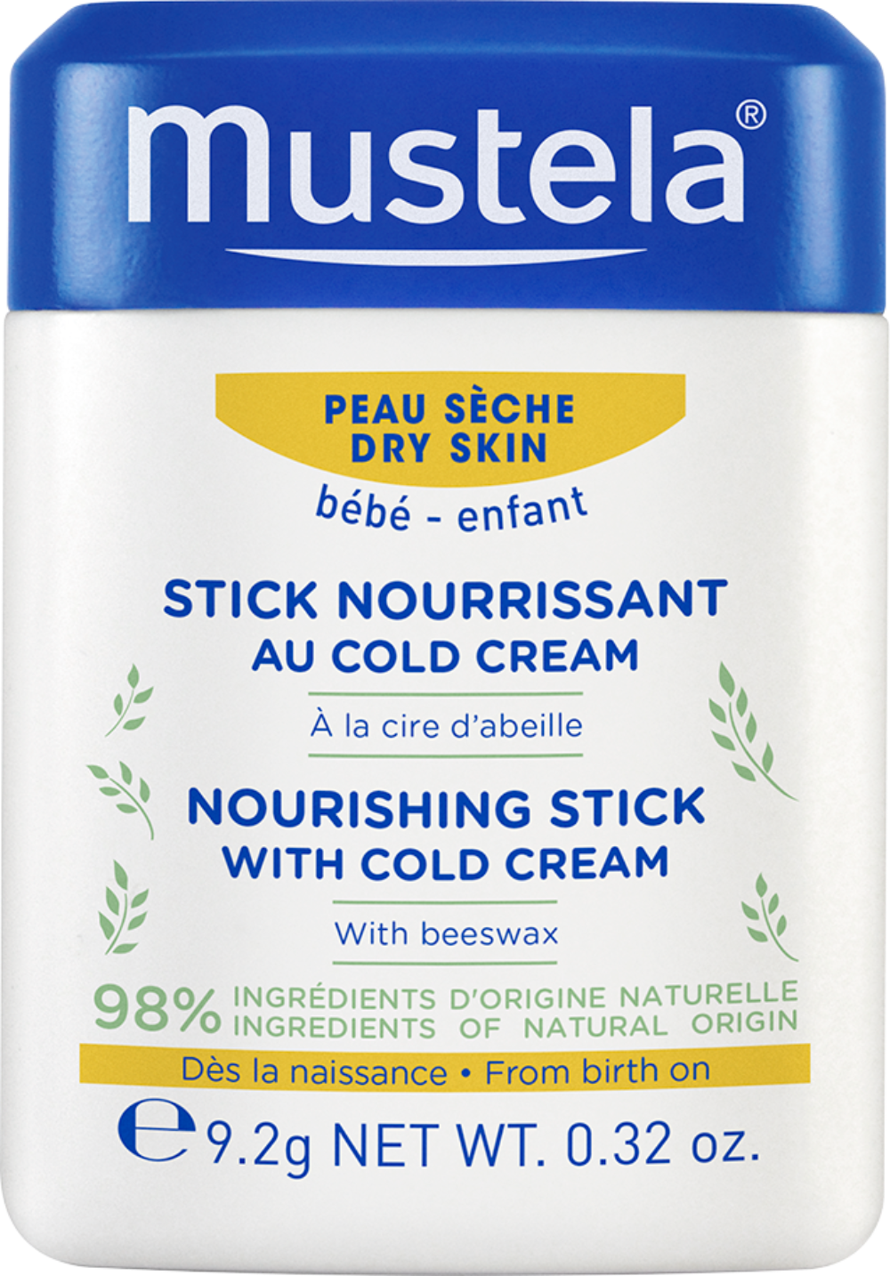 Mustela Nourishing Stick With Cold Cream - 9.2 g
