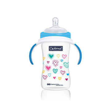 Optimal Extra Wide Neck Feeding Bottle - 240 ml - 0