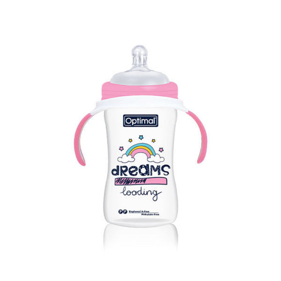 Optimal Extra Wide Neck Feeding Bottle - 240 ml