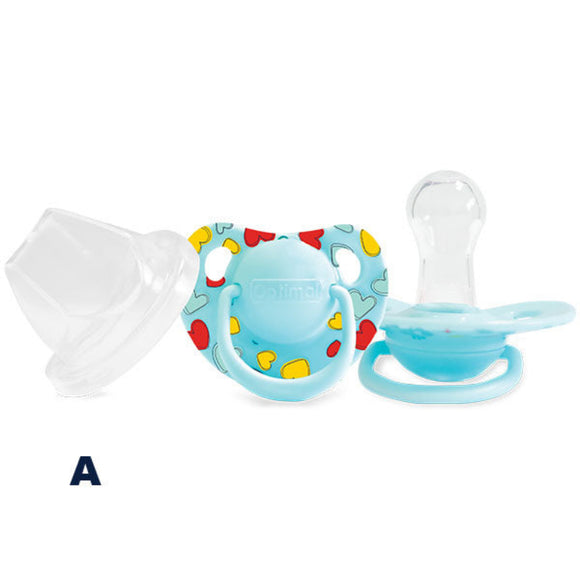 Optimal Round Nipple Silicone Pacifier - 6+