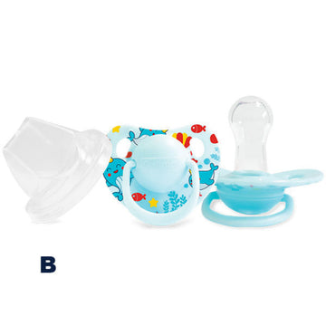 Optimal Round Nipple Silicone Pacifier - 6+