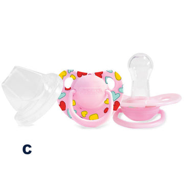 Optimal Round Nipple Silicone Pacifier - 6+