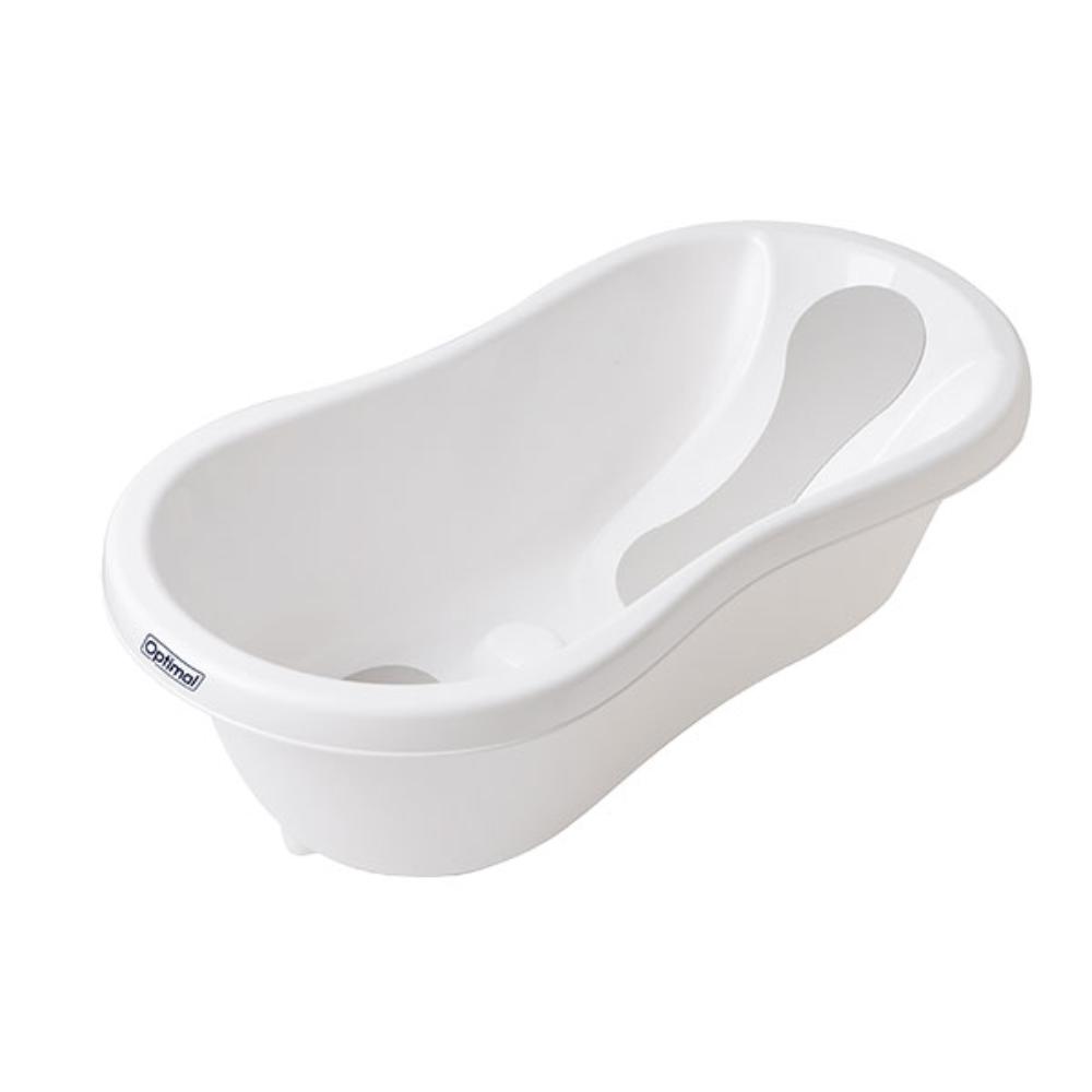 Optimal - Baby bathtub with Anti-slip Recline Pad