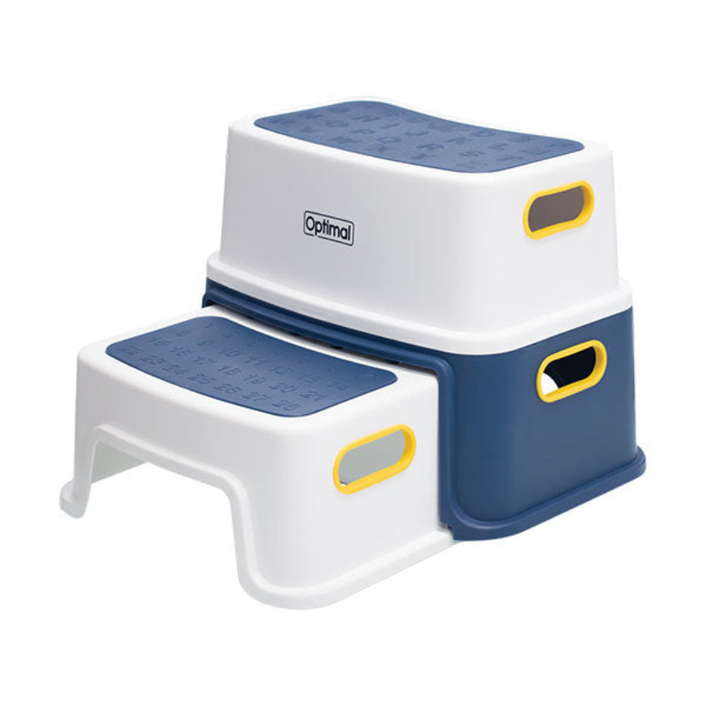 Buy blue Optimal Step Stool With A Non-Slip Base For Kids