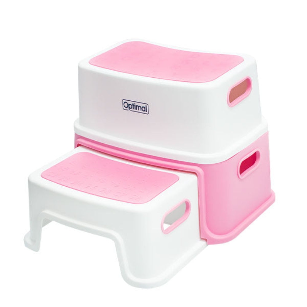 Buy pink Optimal Step Stool With A Non-Slip Base For Kids
