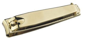 The Body Set Nail Clipper Gold Plated With File