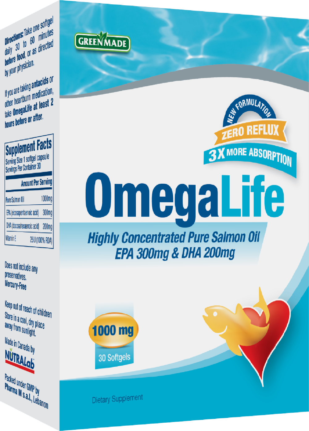 Green Made Omegalife - 30 Capsules