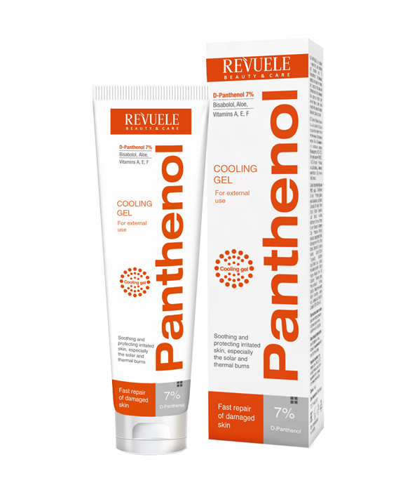 Revuele Panthenol Cooling Gel For Solar And Thermal Burns, 75ml