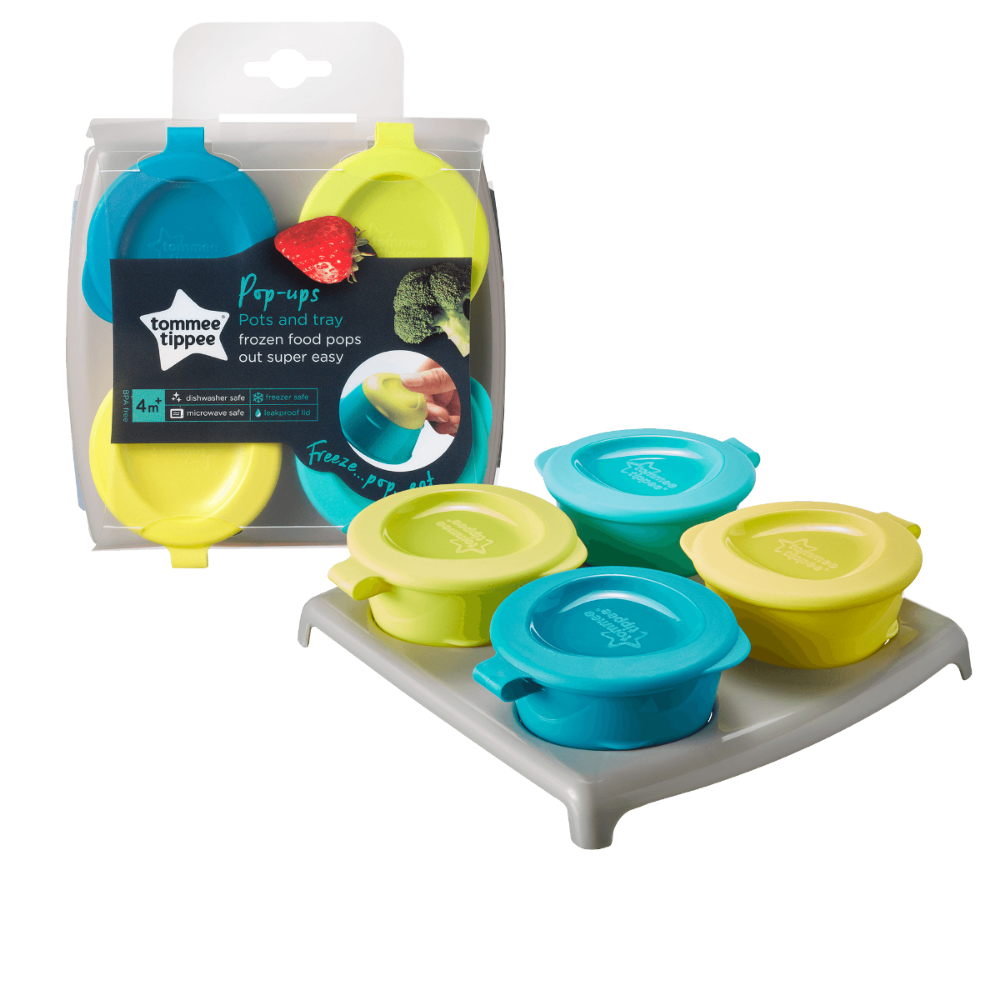 Tommee Tippee Pop Up Freezer Pots & Trays - 4m+