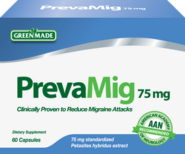 Green Made Prevamig 75 mg - 60 Capsules