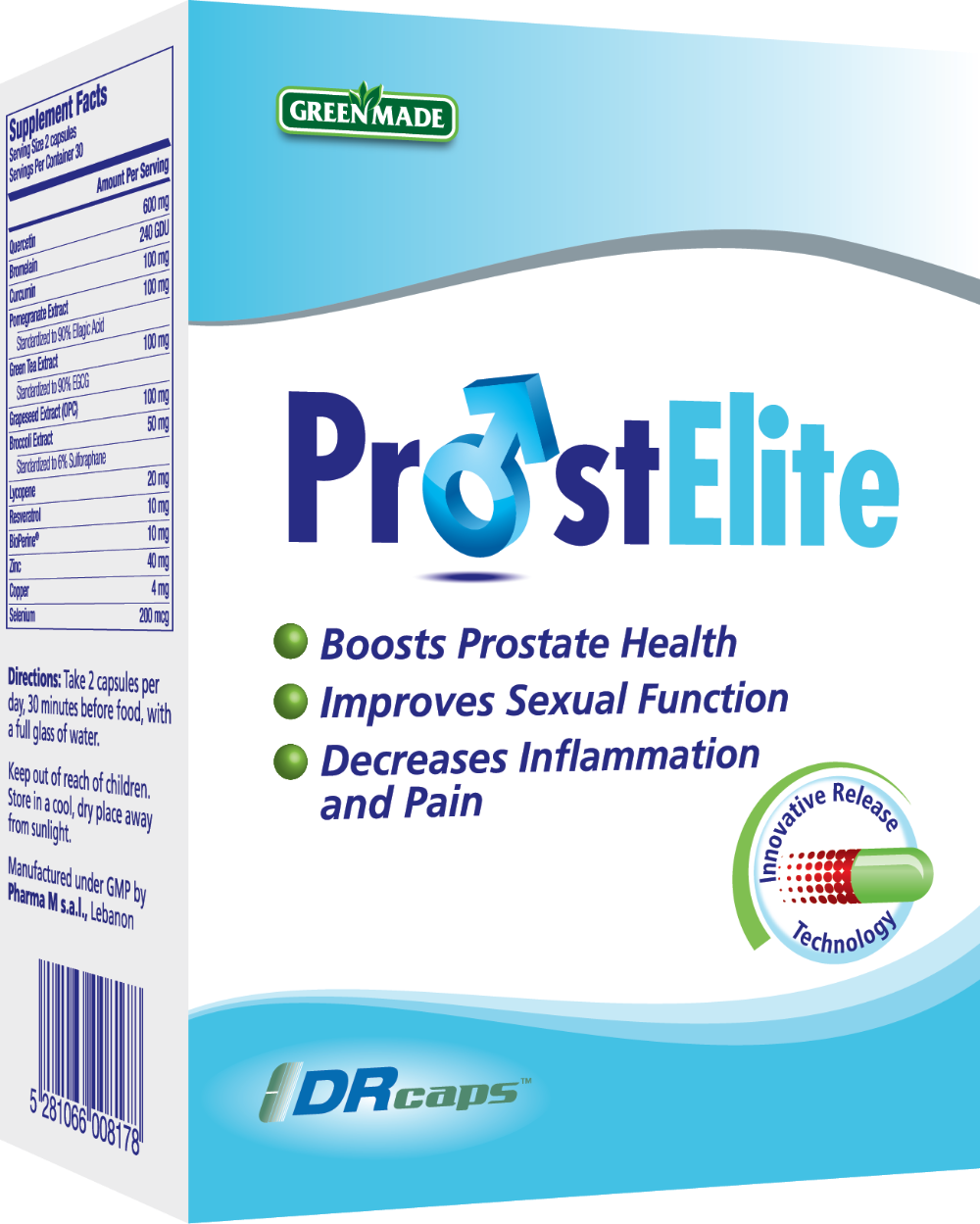 Green Made Prostelite - 30 Capsules
