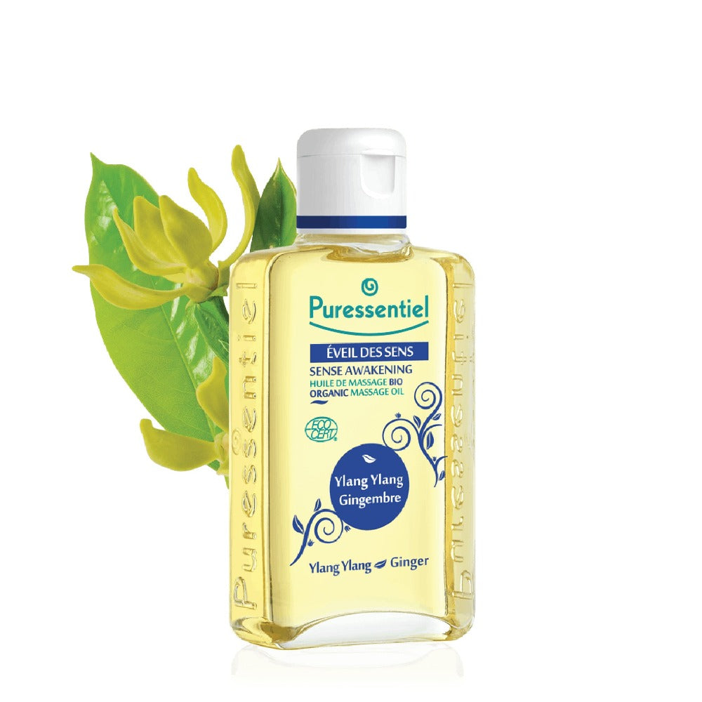 Puressentiel Organic Massage Oil Yland-ylang Ginger - 100ml