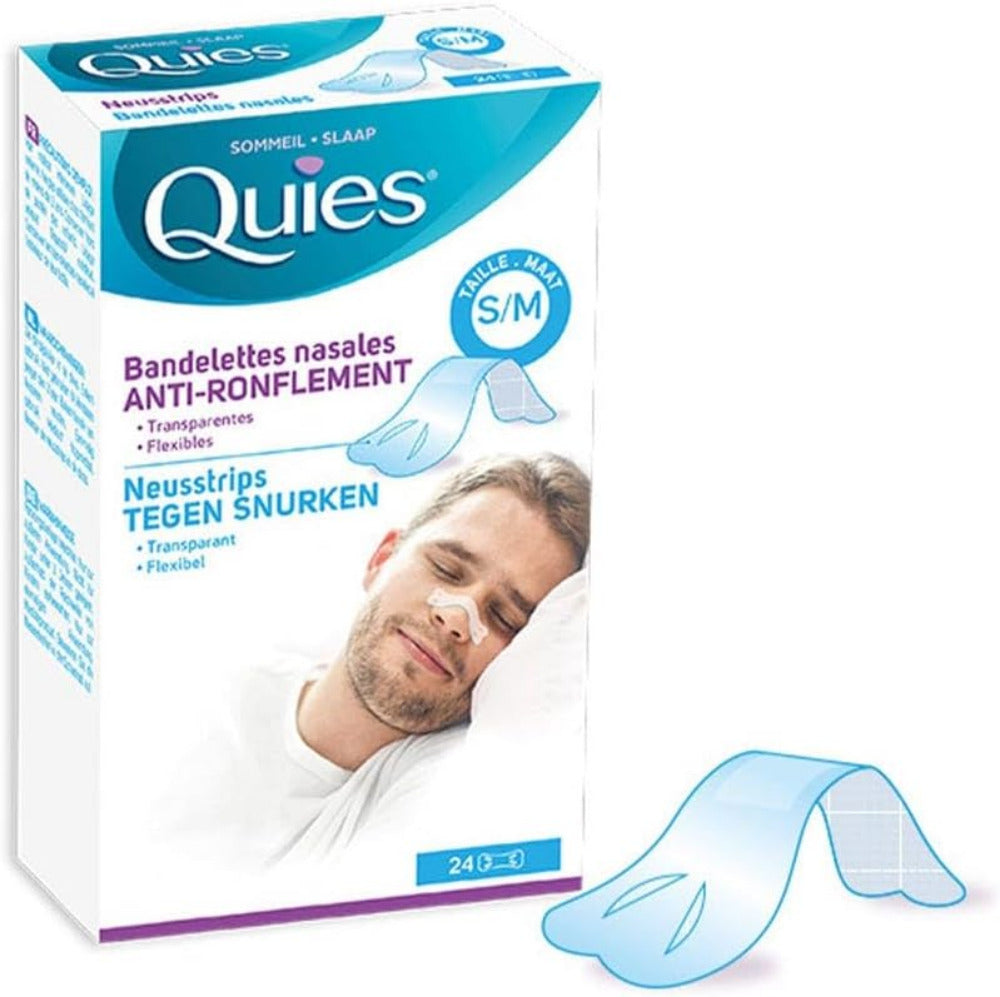 Quies Anti-Snoring Nasal Strip - 24  Strips