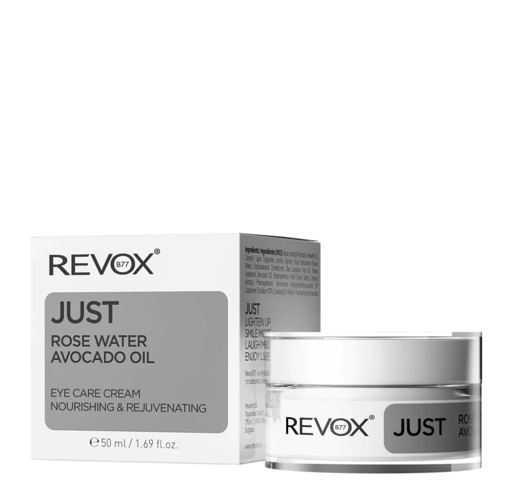 REVOX JUST Rose Water Avocado Oil Eye Care Cream