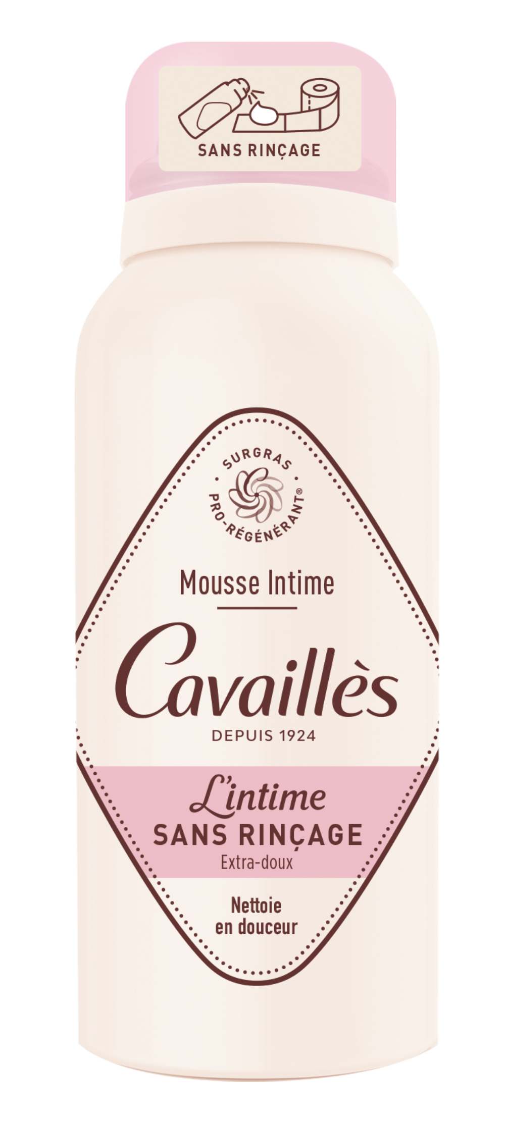 Roge Cavailles Intimate Foam Without Rinsing Extra Gentle - 100 ml