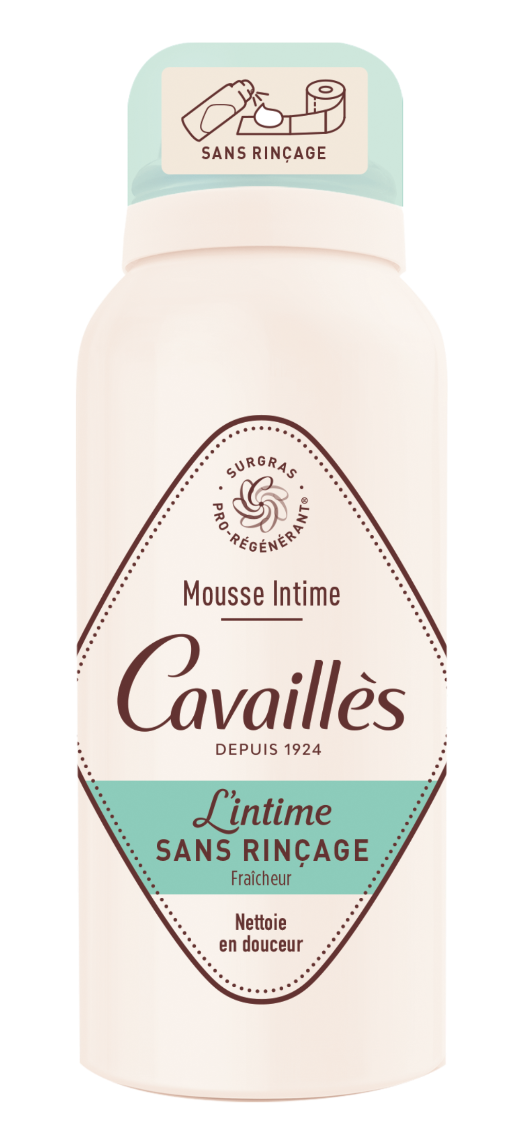 Roge Cavailles Intimate Foam Without Rinsing Freshness - 100 ml