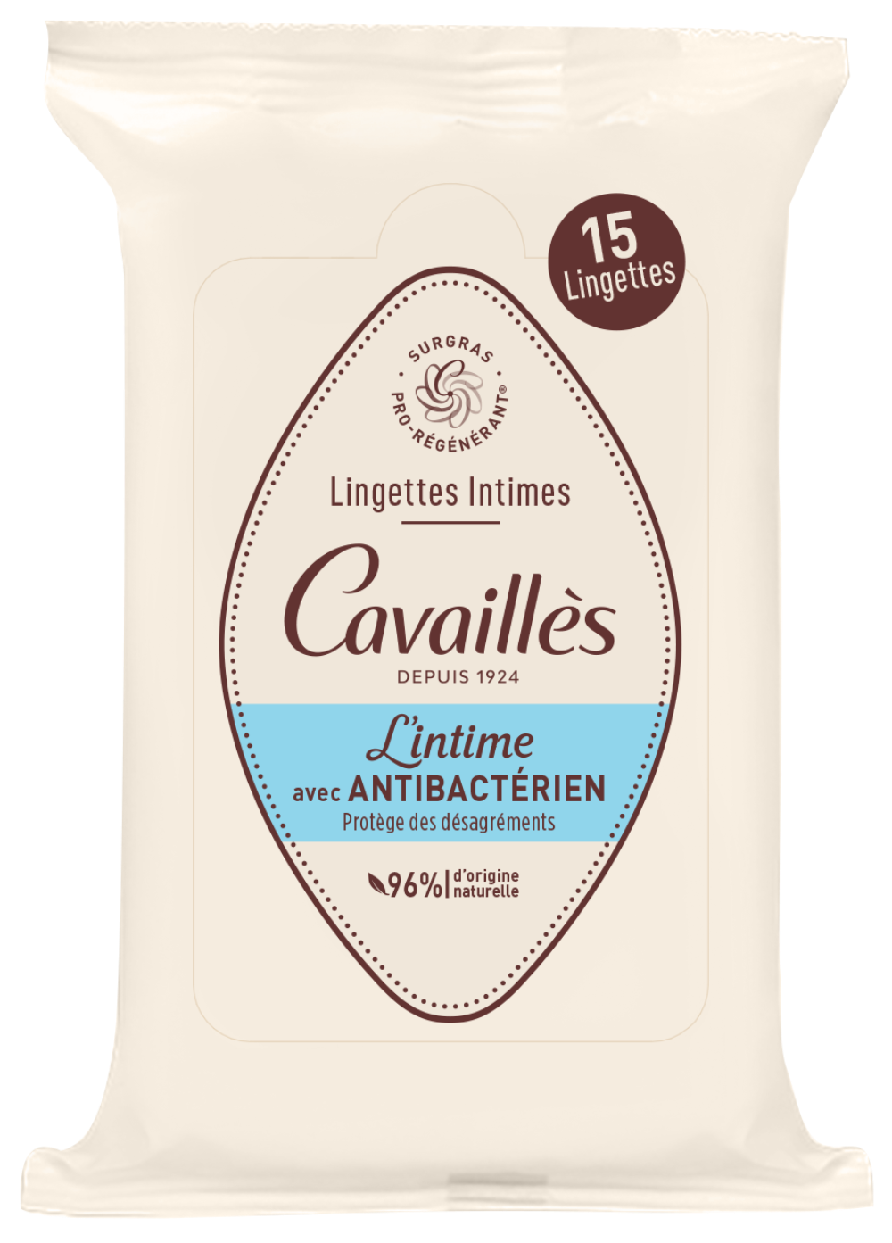 Intimate Wipes With Antibacterial Agent X15