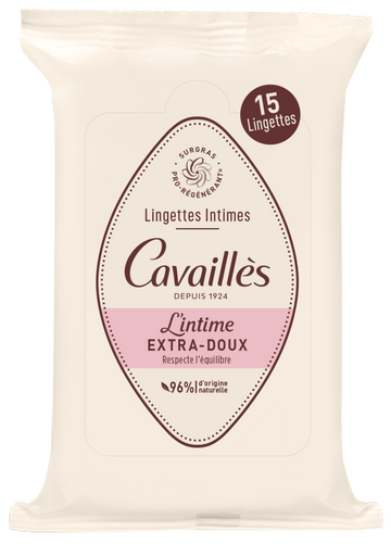 Extra Gentle Intimate Wipes - Daily Use - 15 Wipes