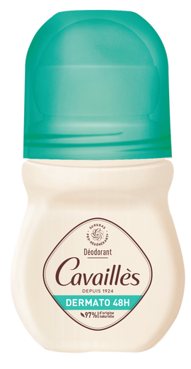 Rogé Cavaillès Dermato Deodorant Anti-odors 48h Roll On, Free Aluminium - 50 ml