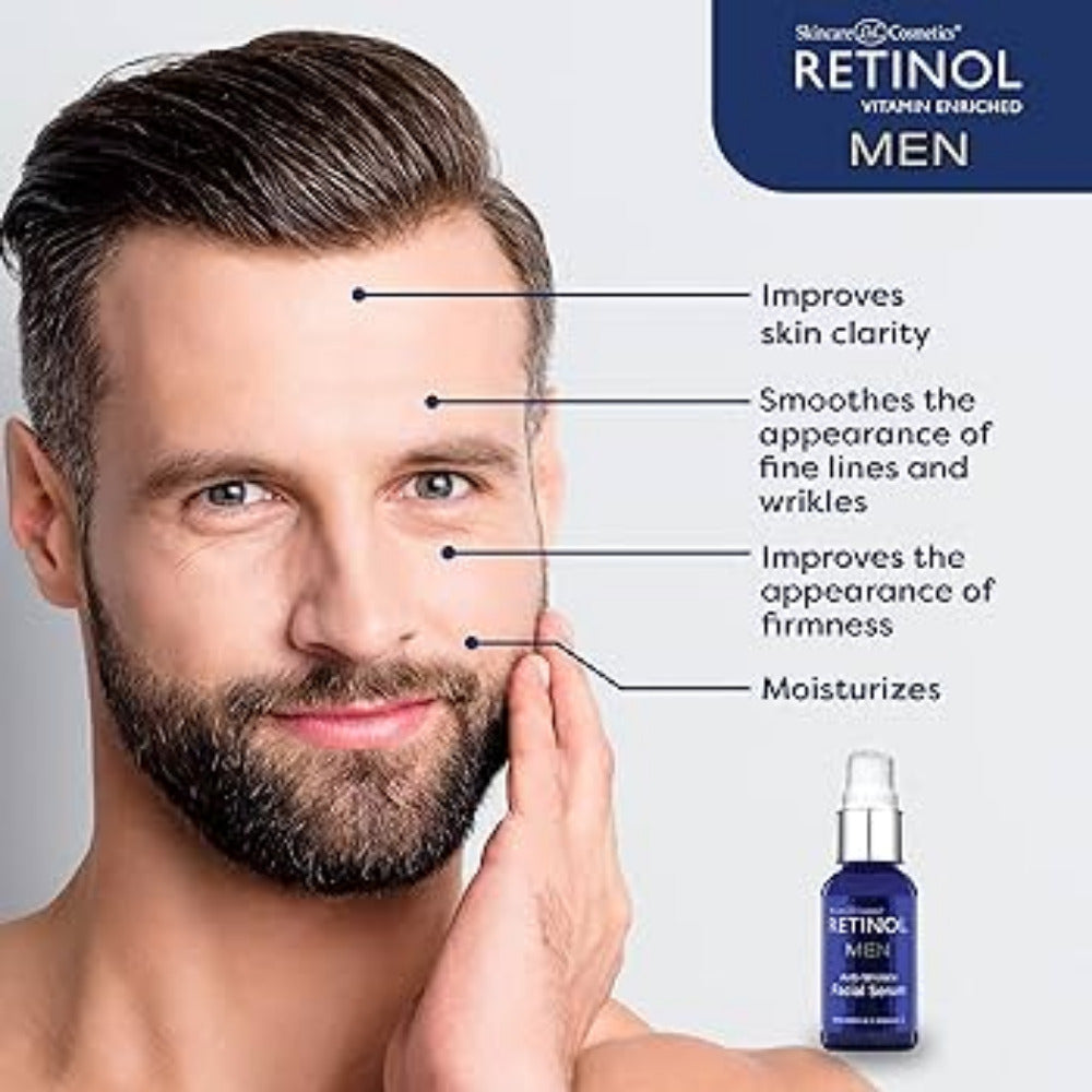 Retinol Men Anti-Wrinkle Facial Serum - 30 ml