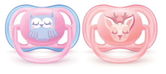 Avent 2 Ultra Air Soothers 0-6M+