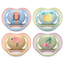 Avent 2 Ultra Air Soothers Deco Mix 0-6M+-1
