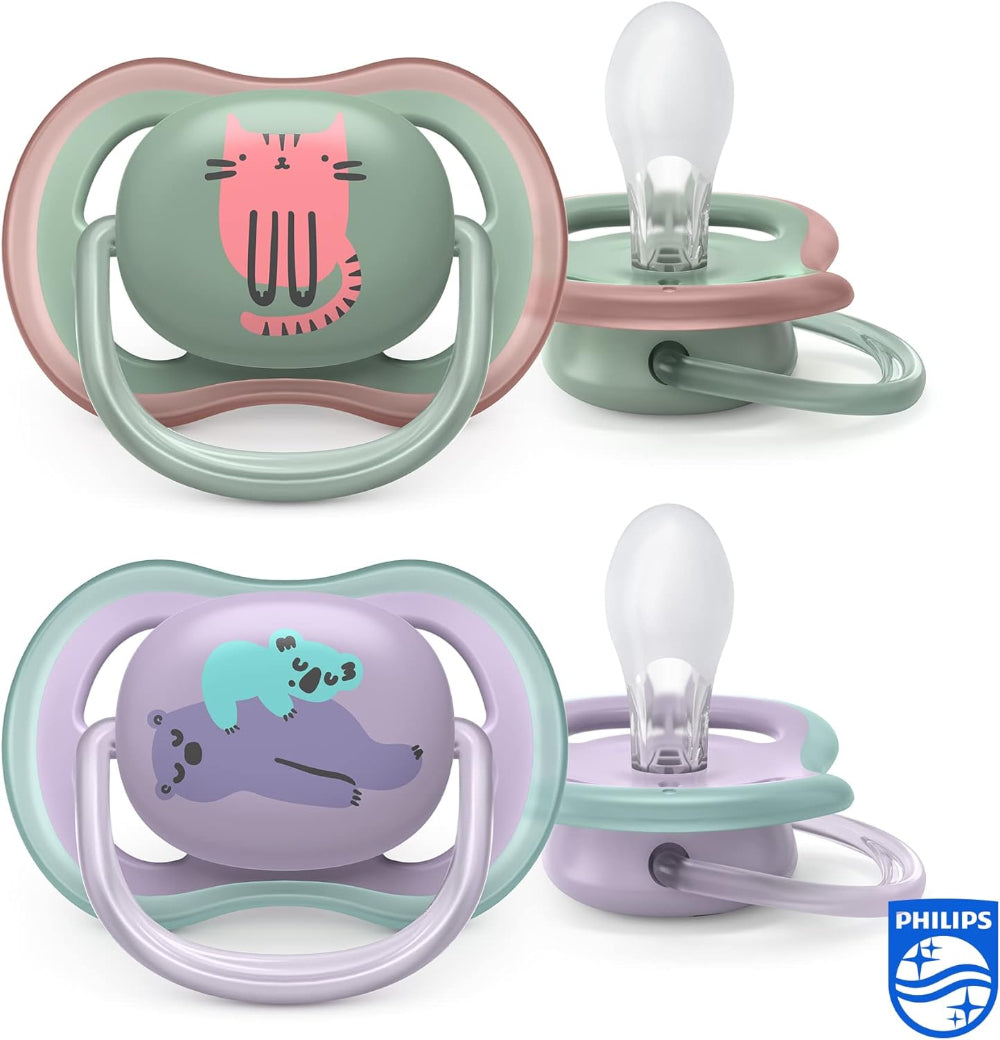 Avent 2 Ultra Air Soothers Deco Mix 6-18M+