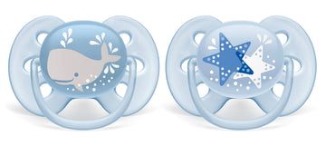 Avent 2 Deco Ultra Soft Soothers 6-18 M - 0