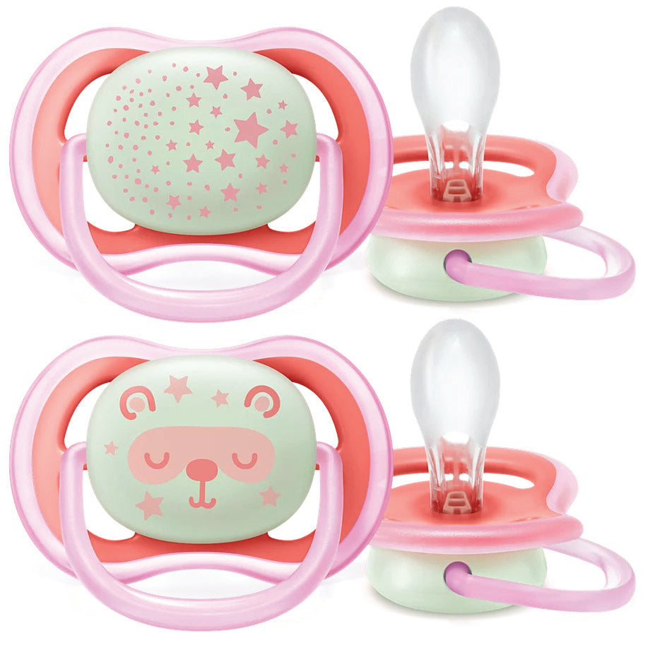 Avent 2 Ultra Air Night Soother 6-18 M
