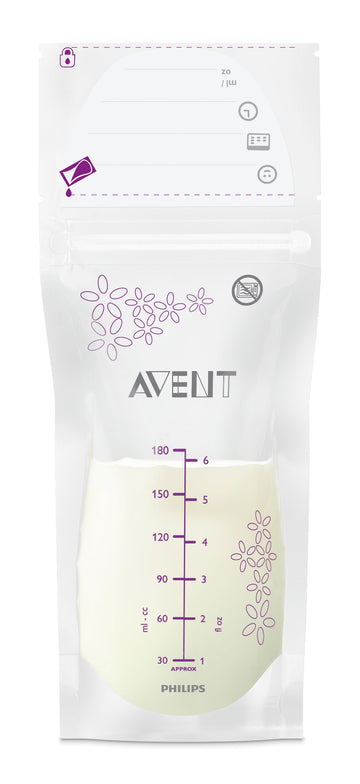 Avent 25 Breast Milk Storage Bags -180 ml