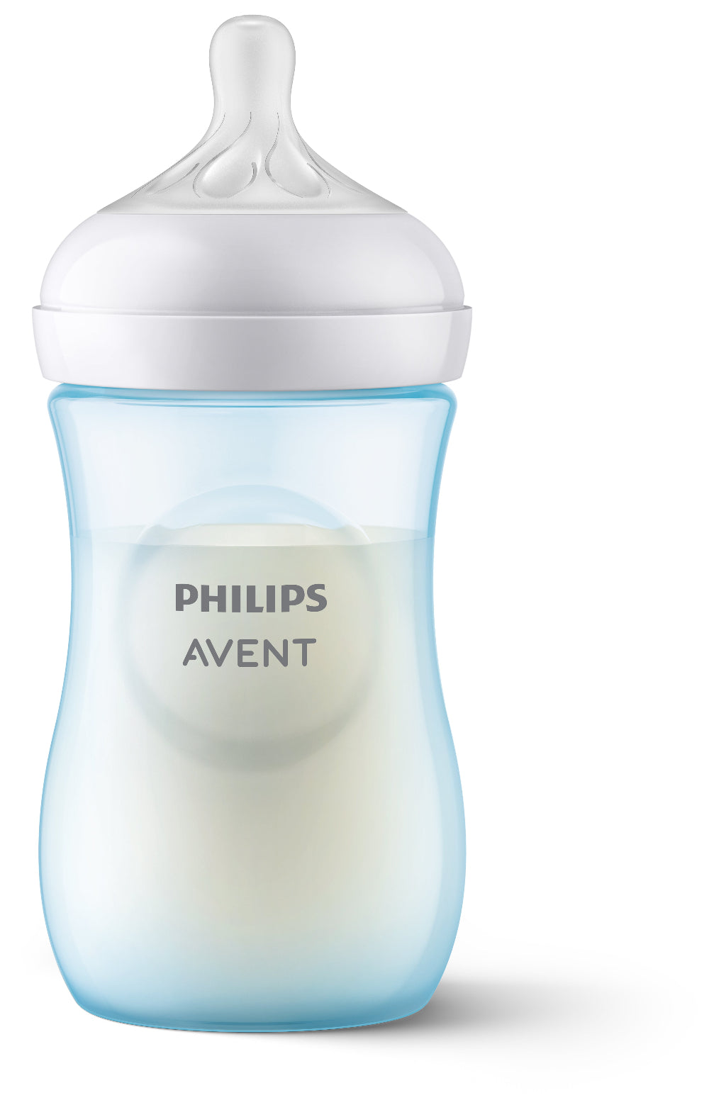 Avent Natural Response Blue Feeding Bottle 1M+ - 260 ml