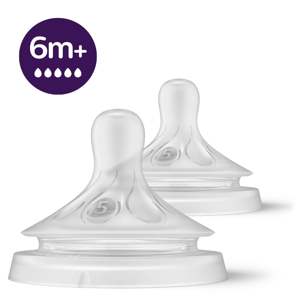 Avent 2 Natural Response Fast Flow Teats - 6M+ - 0