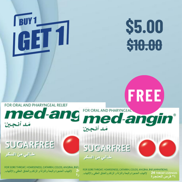 Med-Angin Sugar Free Buy 1 Get 1