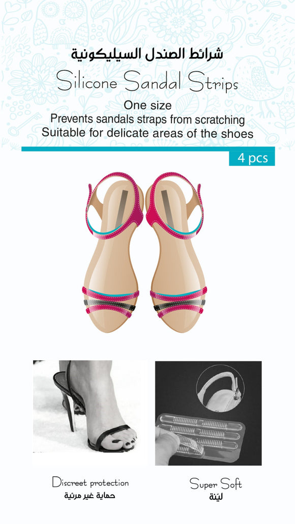 Deez Silicone Sandals Strips - 4 Pcs