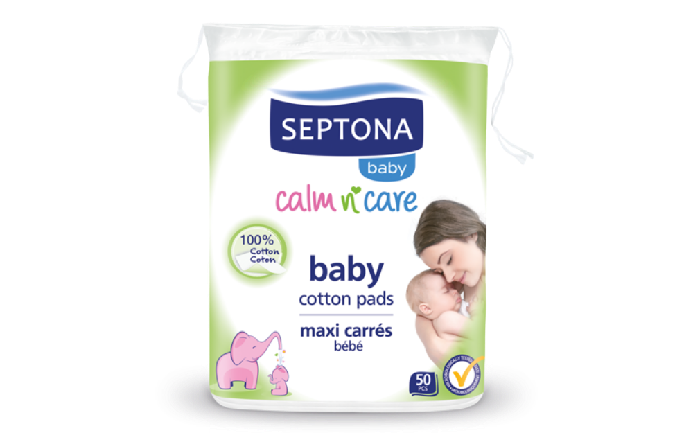 Septona Baby Cotton Pads - 50 Pcs