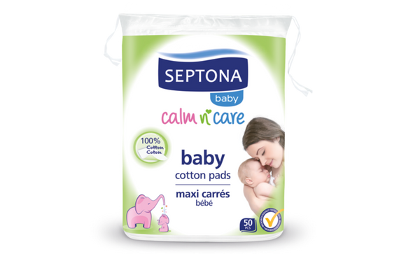 Septona Baby Cotton Pads - 50 Pcs