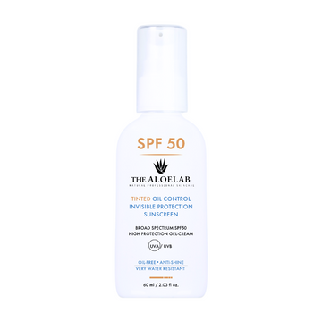 AloeLab Tinted Oil Control Invisible Protection SPF 50 Sunscreen - 60 ml