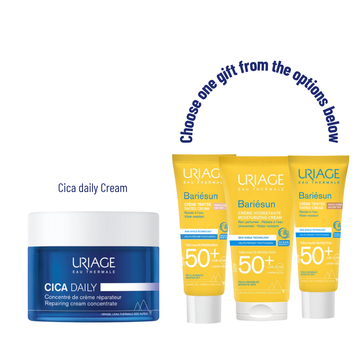 Uriage Cica Daily Cream With A Free Sunscreen Of Your Choice