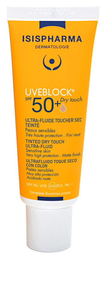 Isispharma UVEBLOCK SPF50+ Dry Touch Invisible Tinted Fluid - 40 ml