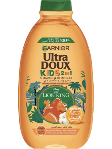 Garnier Ultra Doux - Kids Apricot 2-in-1 Shampoo - 600 ml