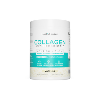Earth's Creation Vanilla Collagen With Probiotics