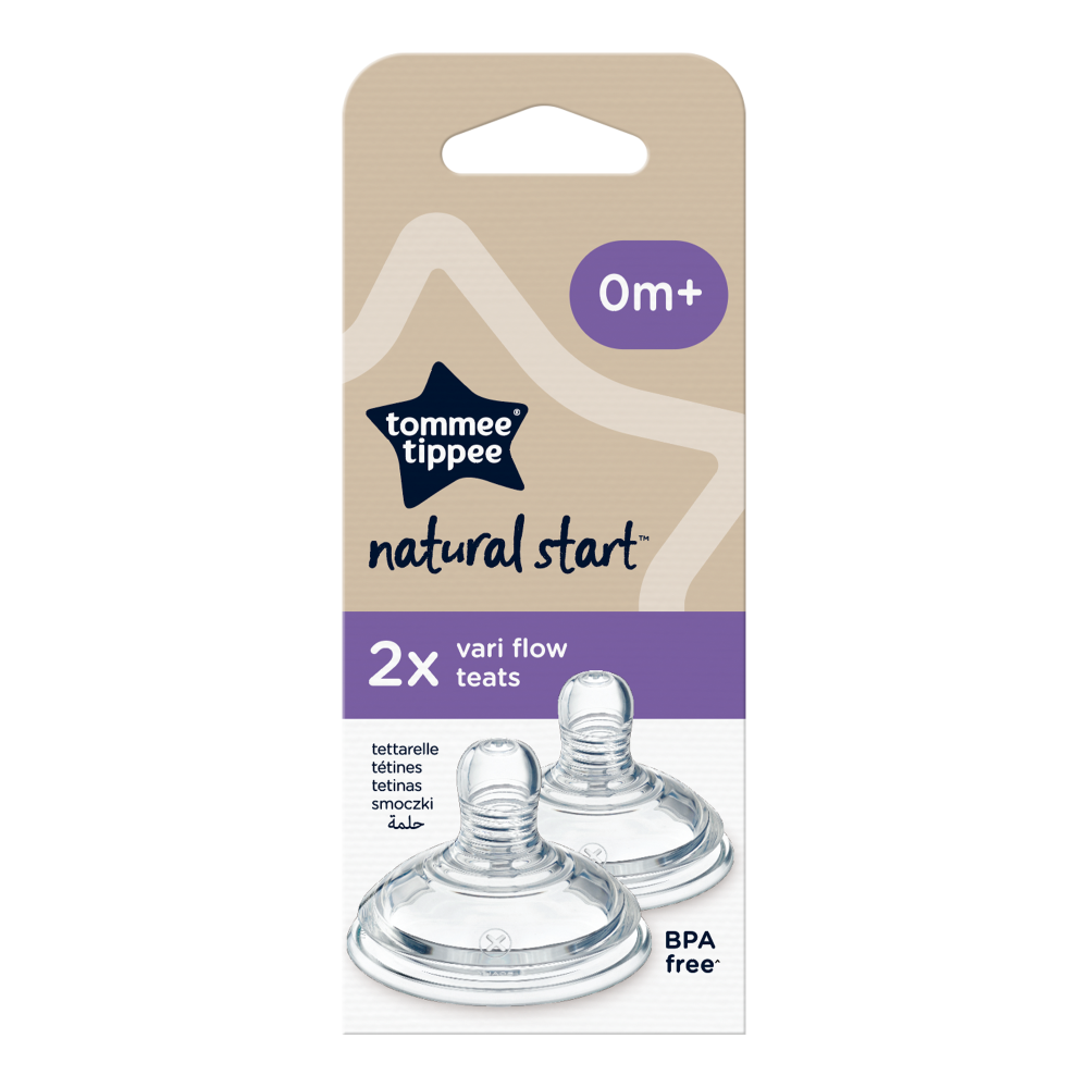 Tommee Tippee Natural Start Teats - 2 Pieces