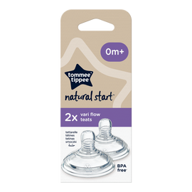 Tommee Tippee Natural Start Teats - 2 Pieces - 0