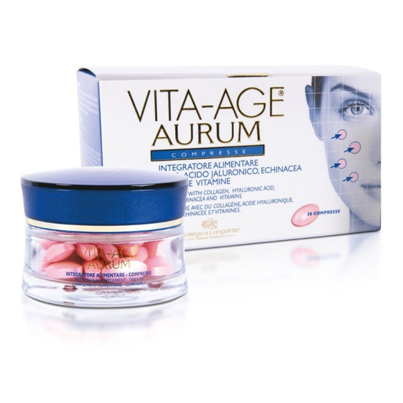 Vita-Age Aurum Dietary Supplement With Hyaluronic Acid - 30 Tablets