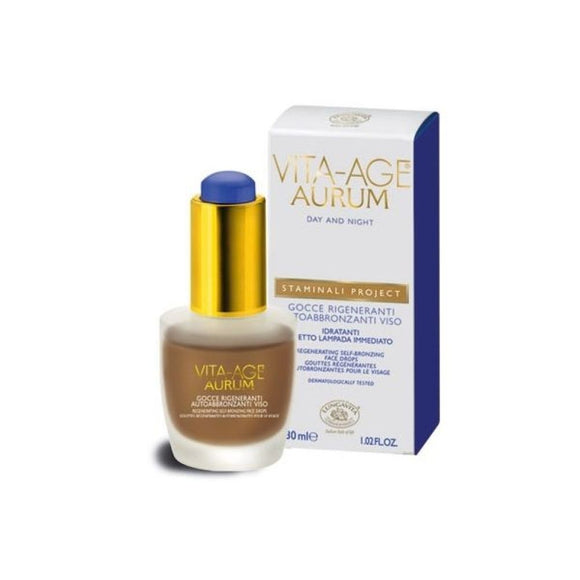 Vita-Age Aurum Regenerating Self Bronzing Drops - 30 ml