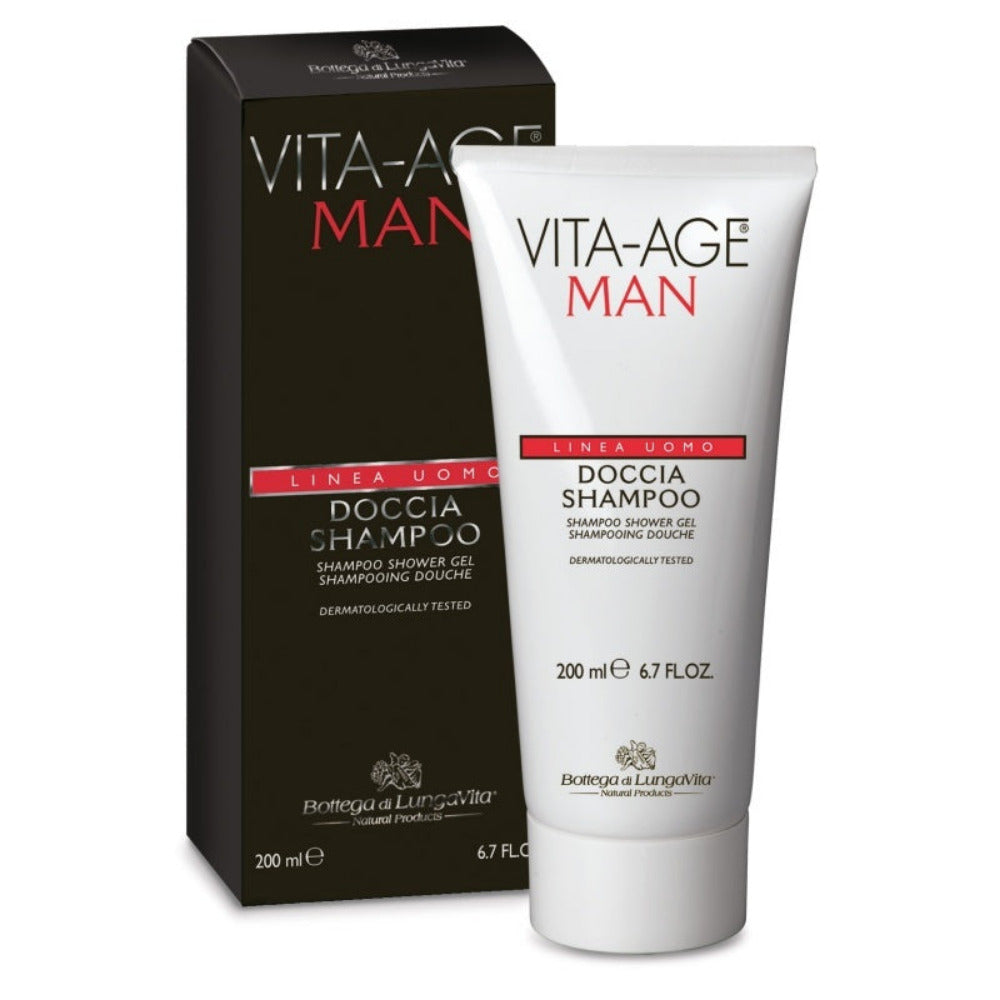 Vita-Age Man Shampoo Shower Gel - 200 ml